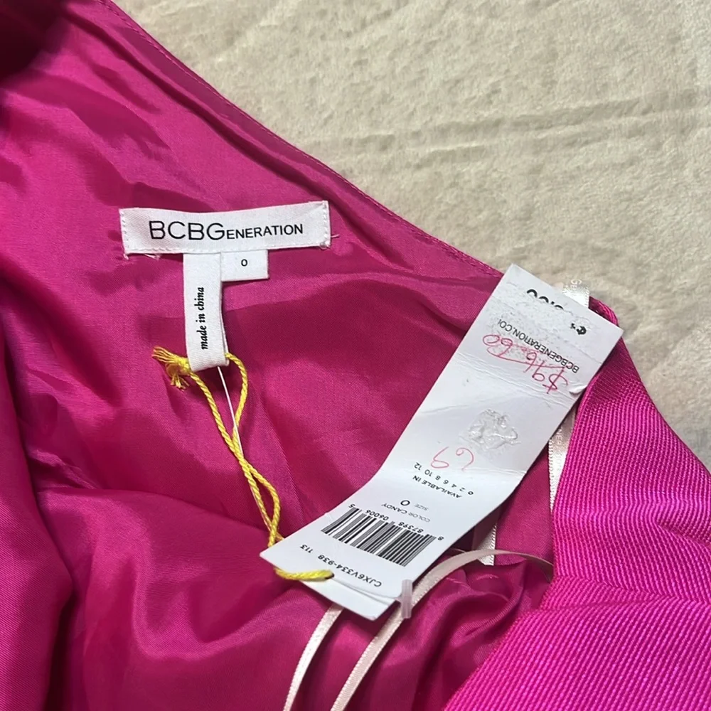 BCBGeneration one‎ shoulder cocktail dress